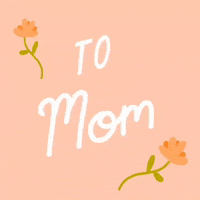 I Love You Mom To Mom Cute Peach Greetings GIF
