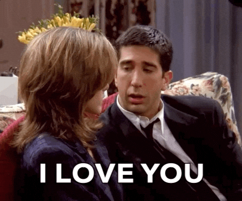 I Love You Most David Schwimmer GIF