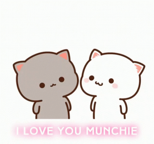 I Love You Munchie Cute Cats GIF