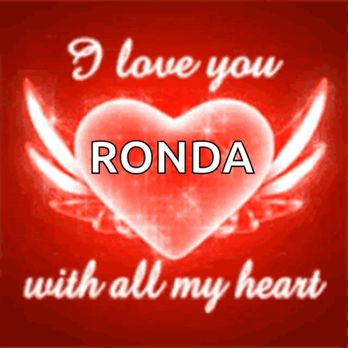 I Love You Ronda