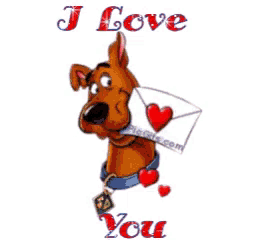 I Love You Scooby Doo Gif GIF