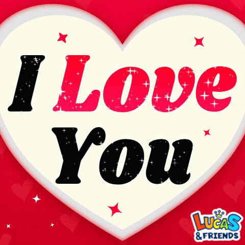 I Love You Shining Heart GIF