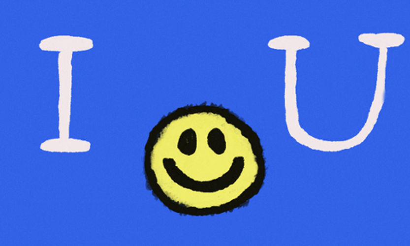 I Love You Smiley Face Emoji GIF