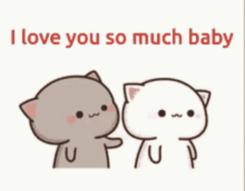 I Love You So Much Baby Cute Bears GIF