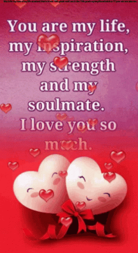 I Love You So Much Heart Message GIF