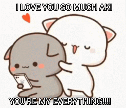 I Love You So Much Peach And Goma GIF