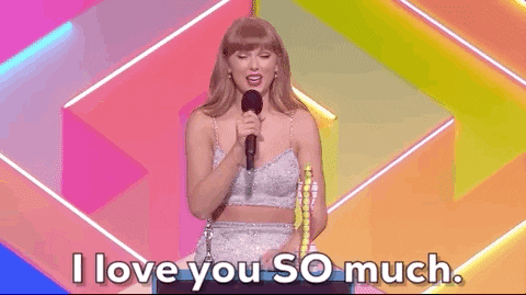 I Love You So Much Taylor Swift GIF