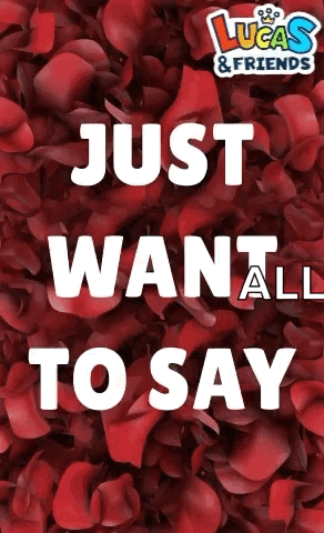 I Love You Soooo Rose Petals GIF