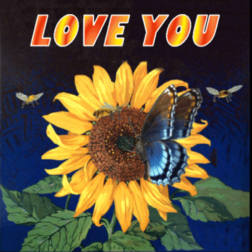I Love You Sunflower GIF