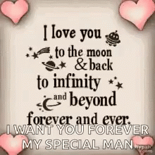 I Love You to the Moon and Back to Infinity and Beyond Forever and Ever