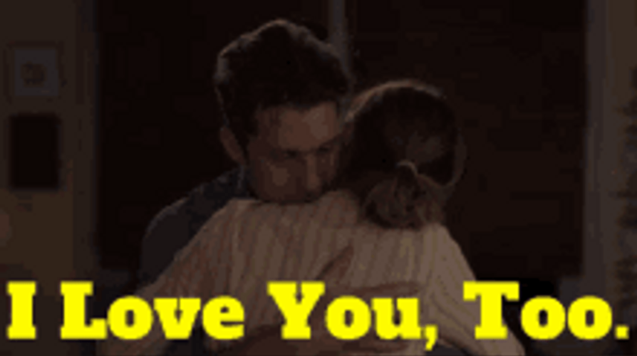 I Love You Too Grey's Anatomy Hug American Series GIF