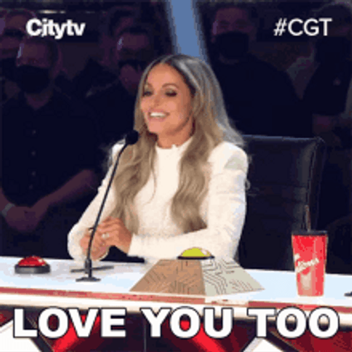 I Love You Too Happy Excited Trish Stratus GIF