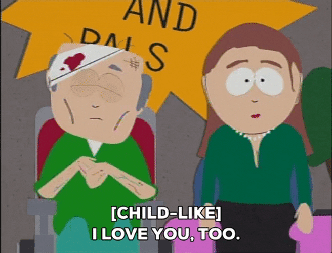 I Love You Too Mr. Garrison South Park GIF