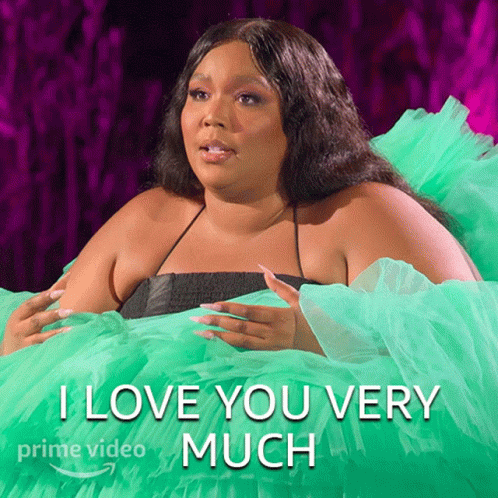 I Love You Very Much Lizzo GIF