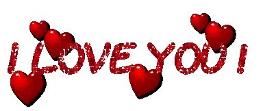 I Love You With Red Hearts