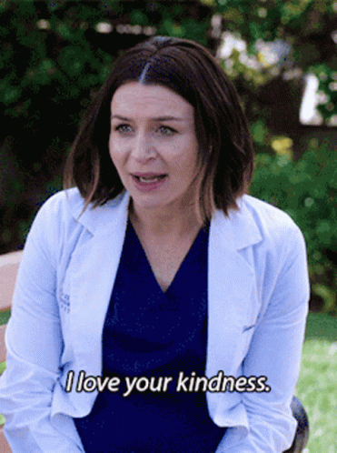 I Love Your Kindness Greys Anatomy Amelia Shepherd GIF
