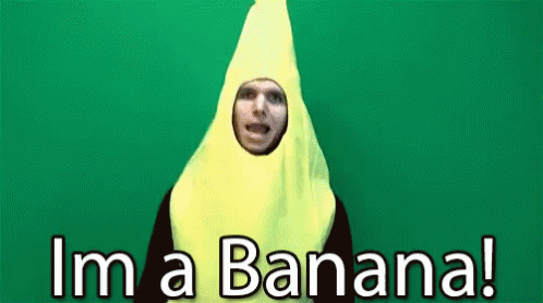 I'm A Banana Song Meme GIF