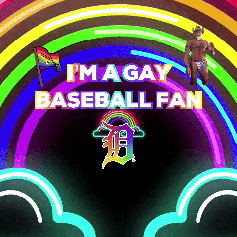 I'm a Gay Baseball Fan Poster