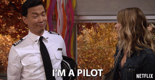 I'm A Pilot So I Am The Captain Now GIF