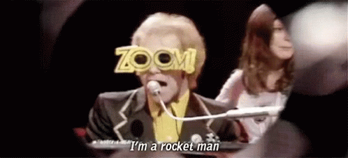 I'm A Rocketman Elton John GIF