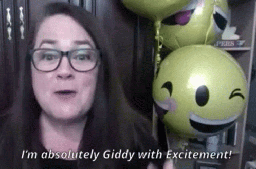 I'm Absolutely Giddy With Excitement GIF