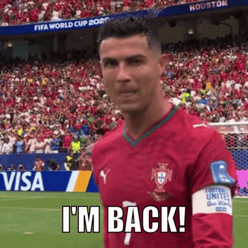 I'm Back Soccer Player
