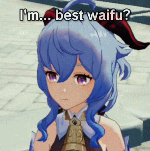 I'm Best Waifu Genshin Impact GIF