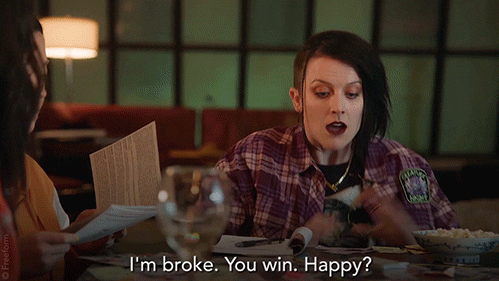 I'm Broke You Win The Fosters GIF