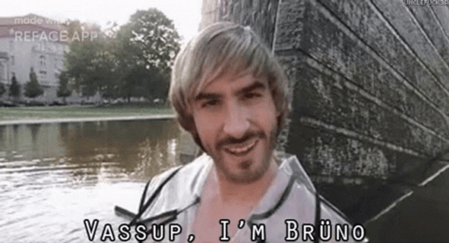 I'm Bruno Sacha Baron Cohen Fictional Character GIF