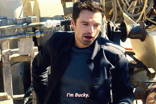 I'm Bucky Barnes GIF