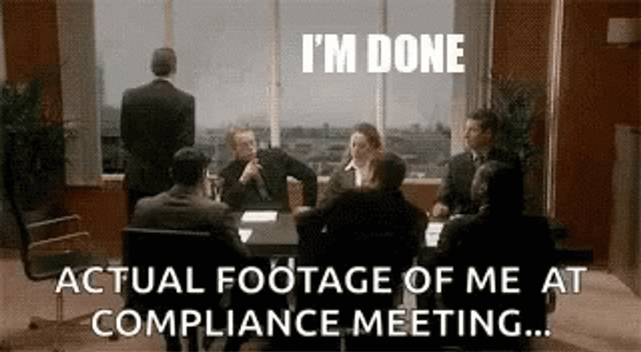 I'm Done With The Meeting GIF