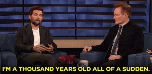 I'm Getting Too Old For This Adam Scott GIF