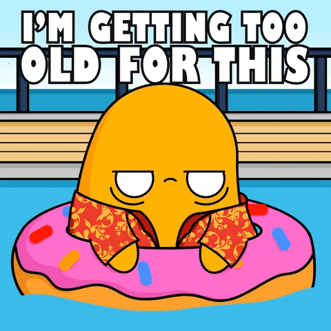 I'm Getting Too Old For This Potato Man GIF