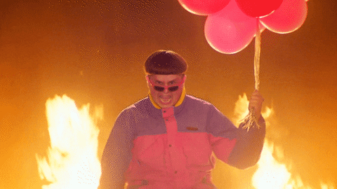 I'm Gone Balloon Party Explosion Meme GIF
