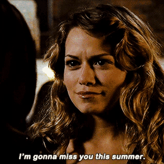 I'm Gonna Miss You This Summer GIF