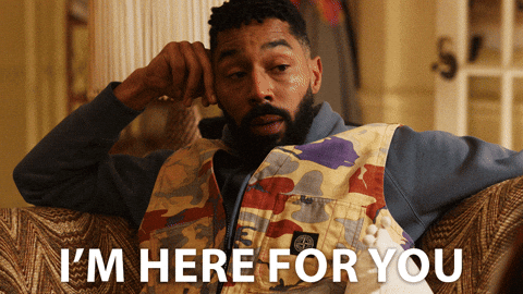 I'm Here For You Tone Bell GIF