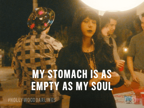 I'm Hungry Jodie Sweetin Empty Stomach GIF