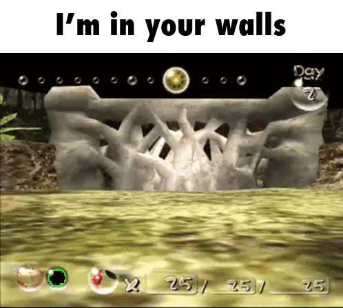 I'm In Your Walls Video Game Screen GIF
