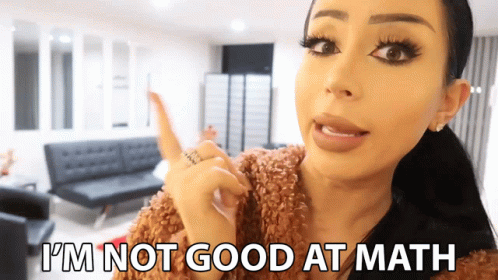 I'm Not Good At Math Amber Scholl GIF