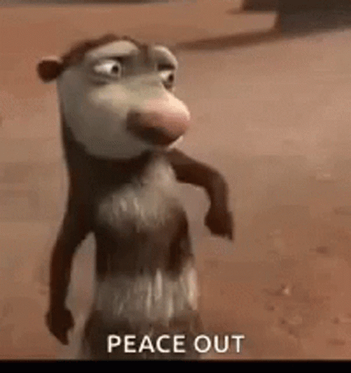 I'm Out Of My Peace GIF
