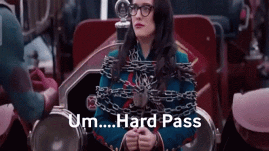 I'm Out Of This Hard Pass GIF