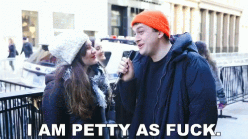 I'm Petty Street Interview GIF