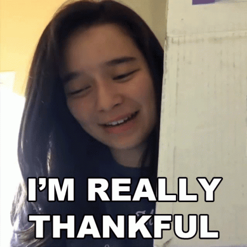 I'm Really Thankful GIF