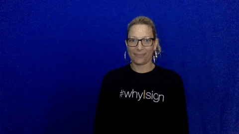 I'm Signing My Name GIF