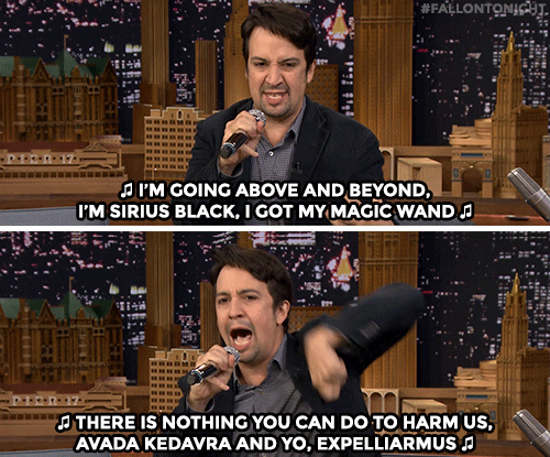 I'm Sirius Black Lin-manuel Miranda GIF