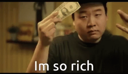 I'm So Rich One Bill Man GIF