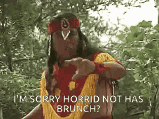 I'm Sorry Horrid Not Has Brunch GIF