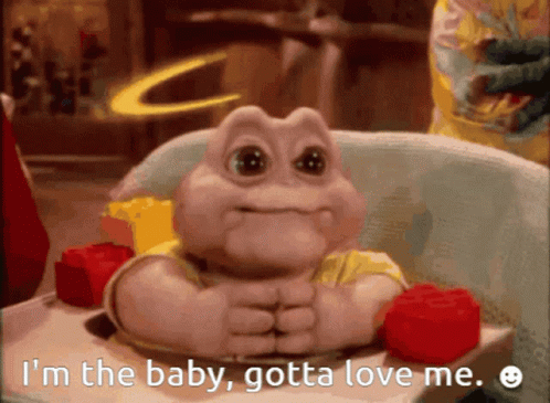 I'm The Baby Sinclair Not The Mama GIF