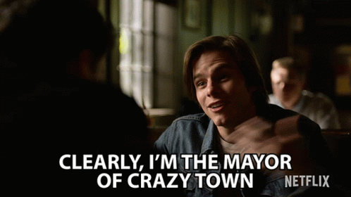 I'm The Mayor Of This Crazy Train Town GIF