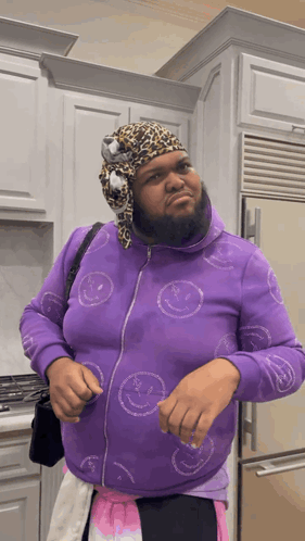 I'm Trying Be Good Girl Purple Smiley Faces